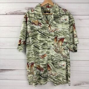 Vintage Patagonia PATALOHA Men's Hawaiian Hokulea Sail Button Shirt XL